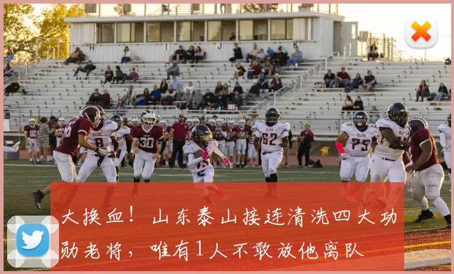 大换血！山东泰山接连清洗四大功勋老将，唯有1人不敢放他离队