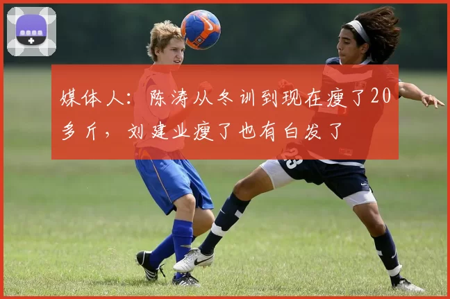 媒体人：陈涛从冬训到现在瘦了20多斤，刘建业瘦了也有白发了